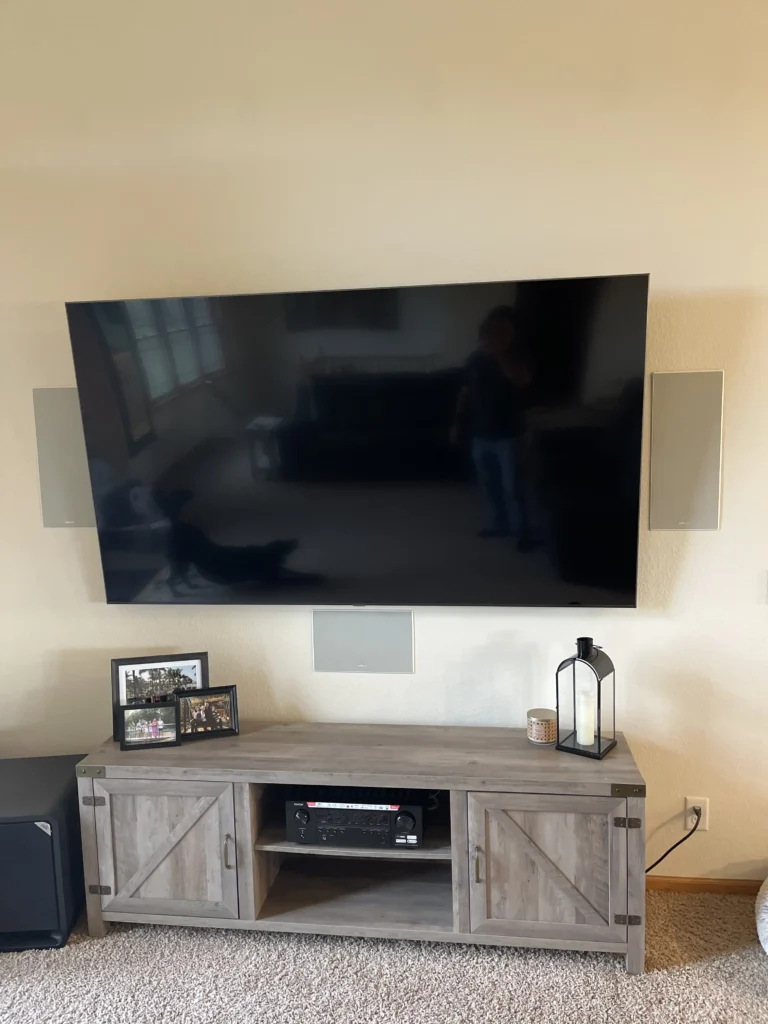 photo of home theater system installed by wire world